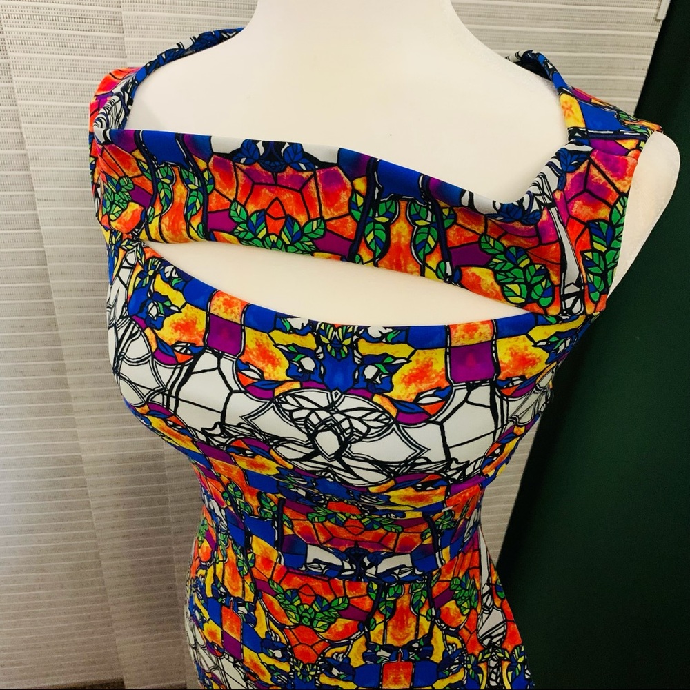 Chiara boni Melania print dress